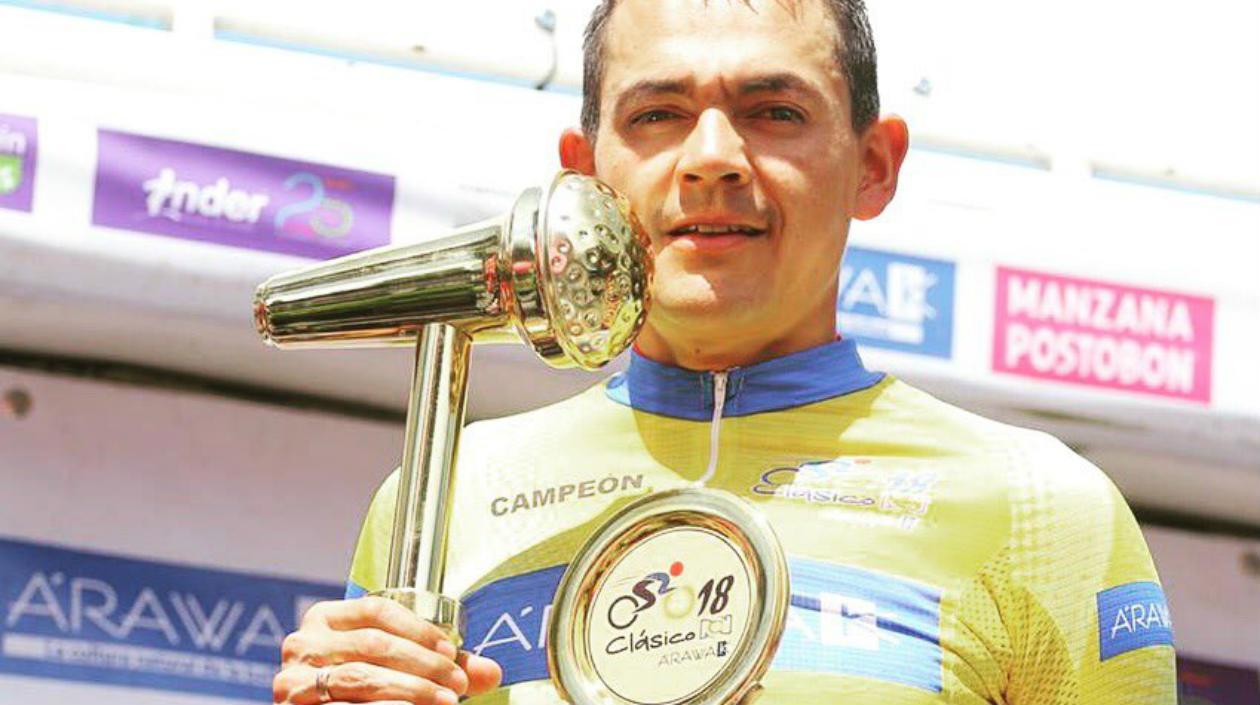 Alex Cano, ciclista campeón del Clásico RCN 2018.
