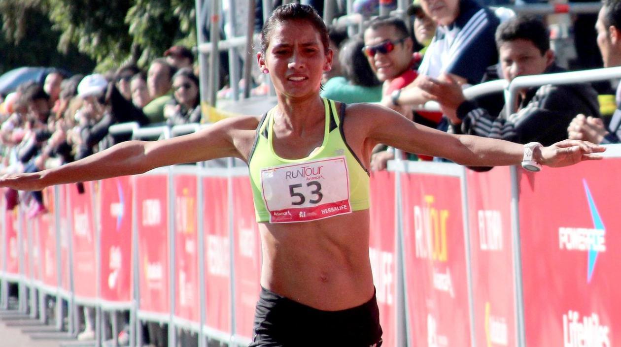 Angie Orejuela, atleta colombiana. 