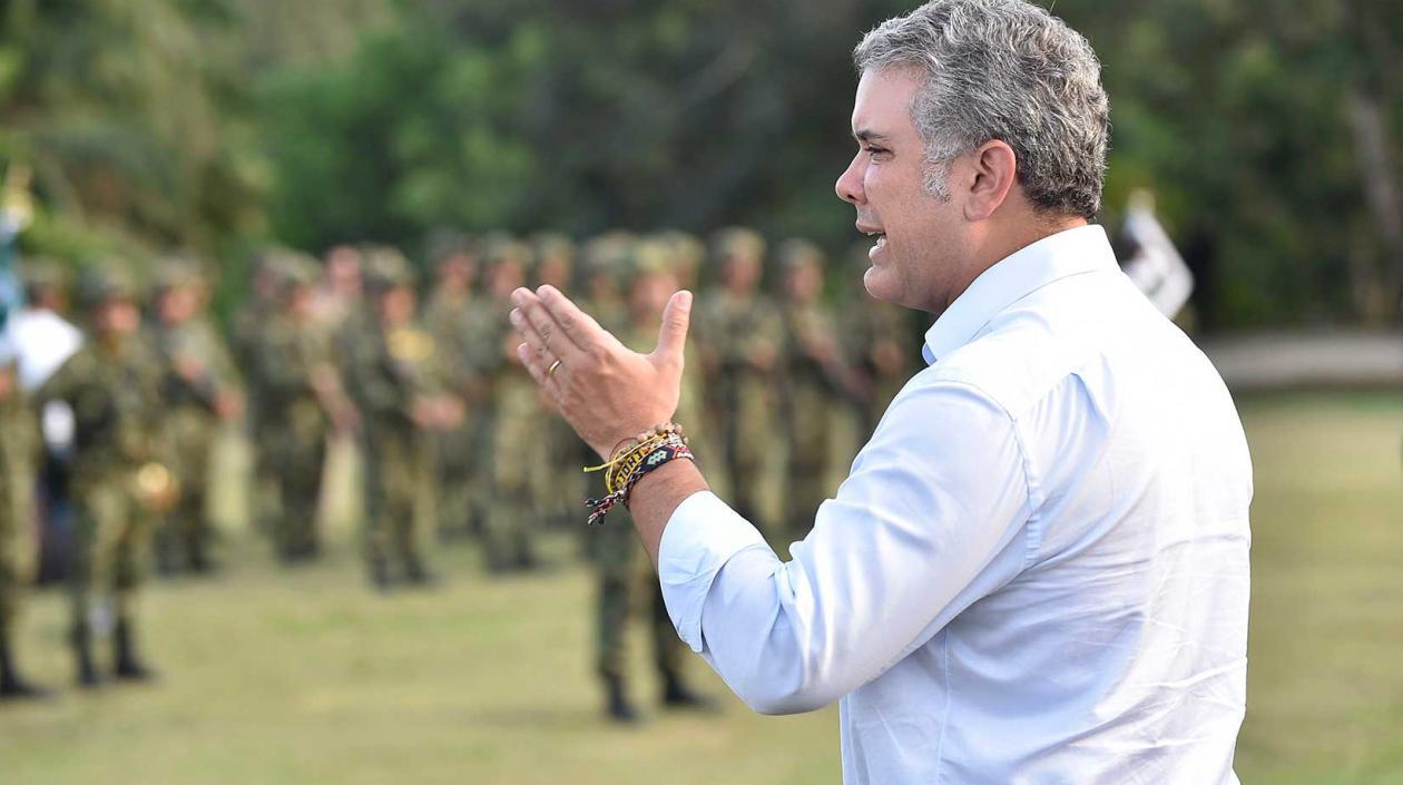 Iván Duque, presidente de Colombia.