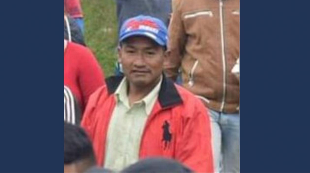 Jesús Mestizo, indígena asesinado en el Cauca.