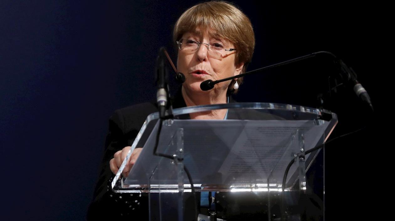 La Alta Comisionada de la ONU, Michelle Bachelet.