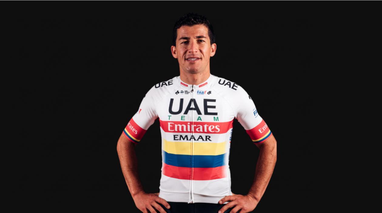 Sergio Luis Henao, ciclista colombiano del UAE Team. 