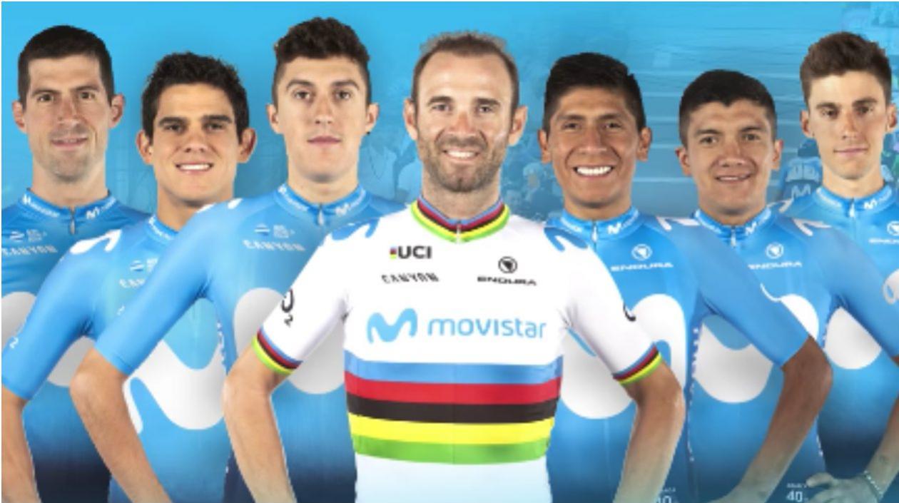 Alejandro Valverde será el líder del equipo Movistar Team en la Vuelta a Cataluña.
