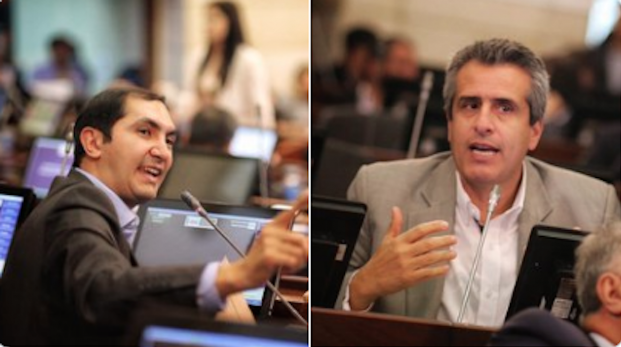 Senadores David Barguil y Luis Fernando Velasco.