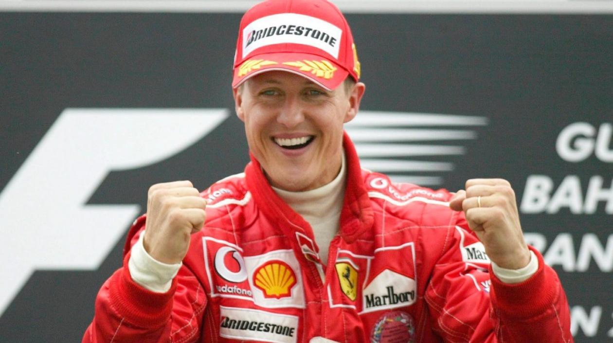 Michael Schumacher, piloto alemán. 