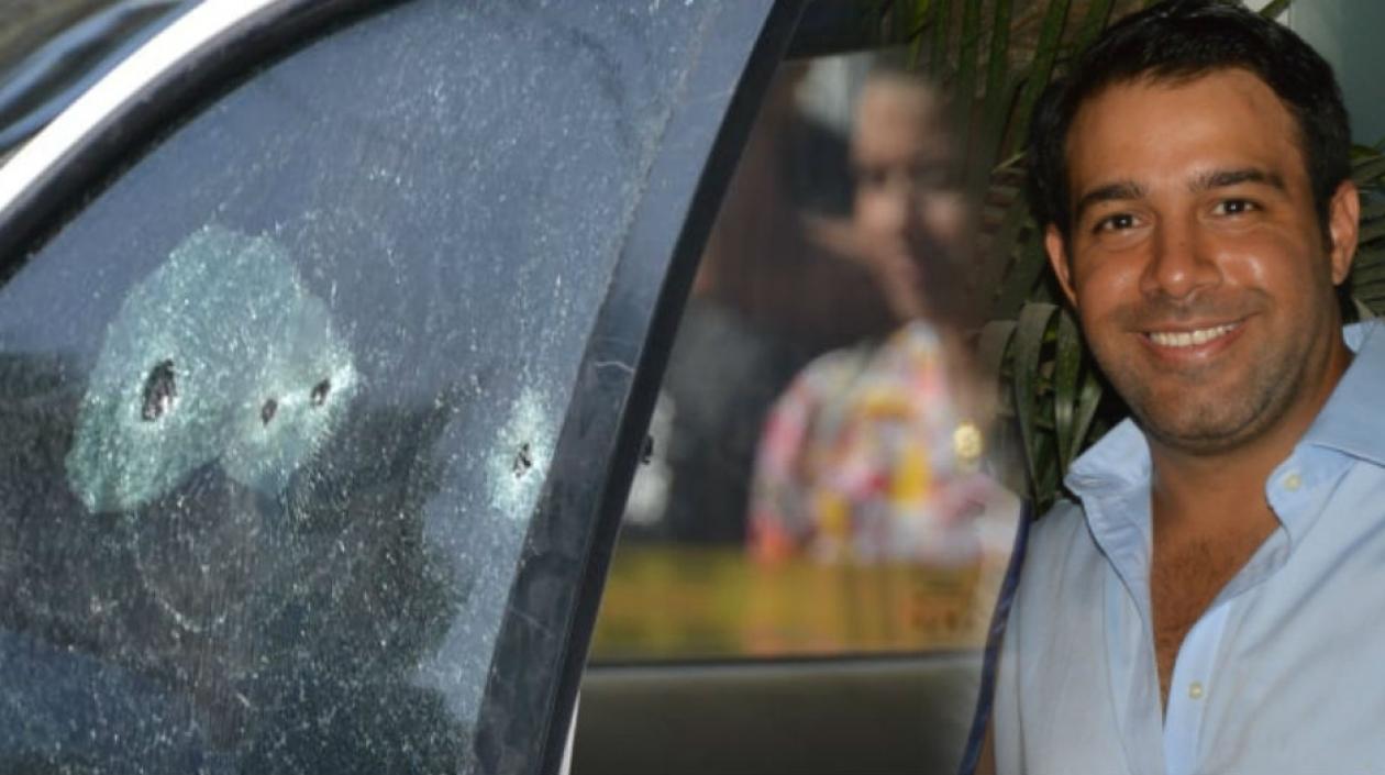 Haled Saghair Granados manejaba una camioneta Toyota Fortuner cuando le hicieron el atentado. 