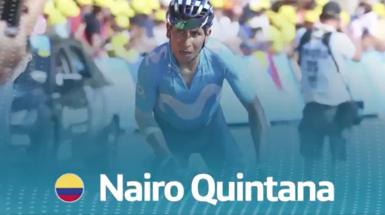 El ciclista colombiano Nairo Quintana.