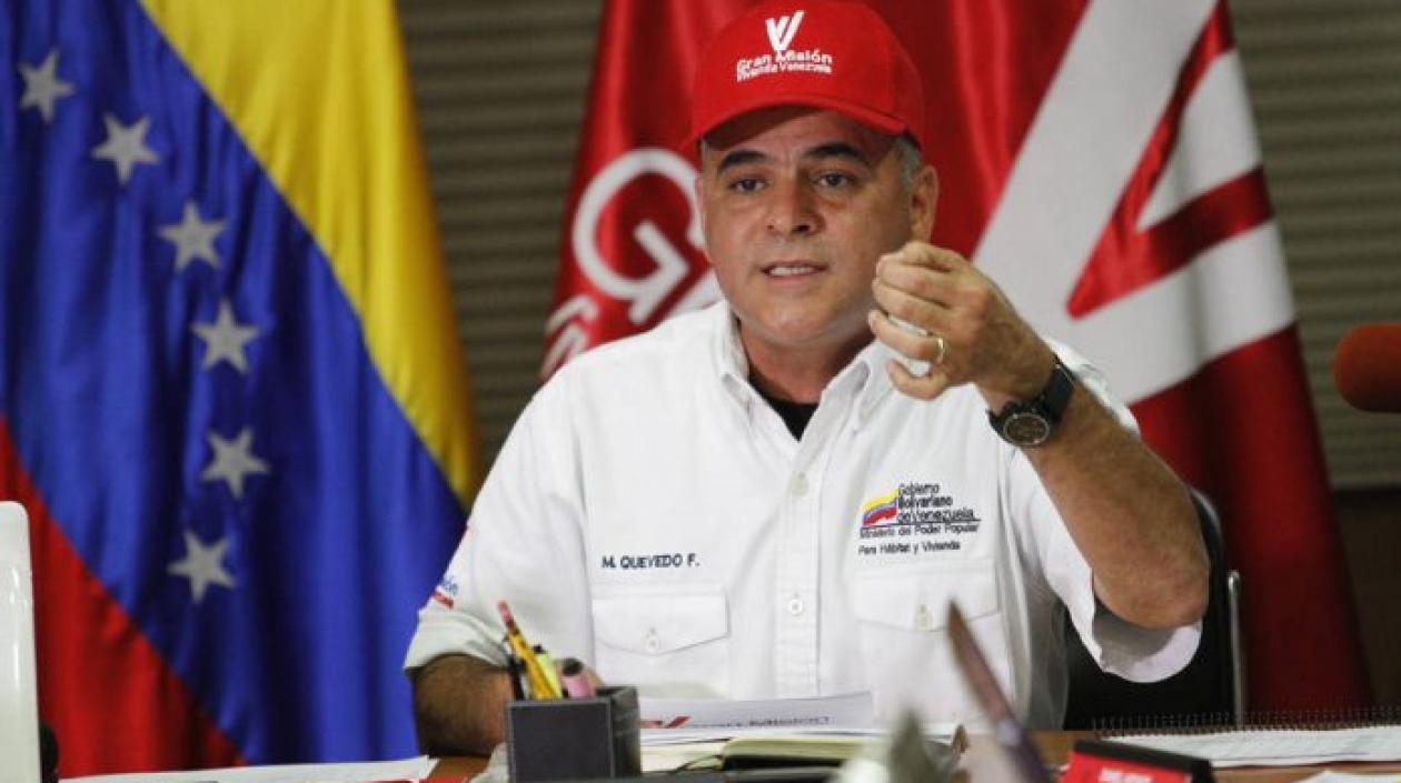 El ministro de Petróleo de Venezuela, Manuel Quevedo.