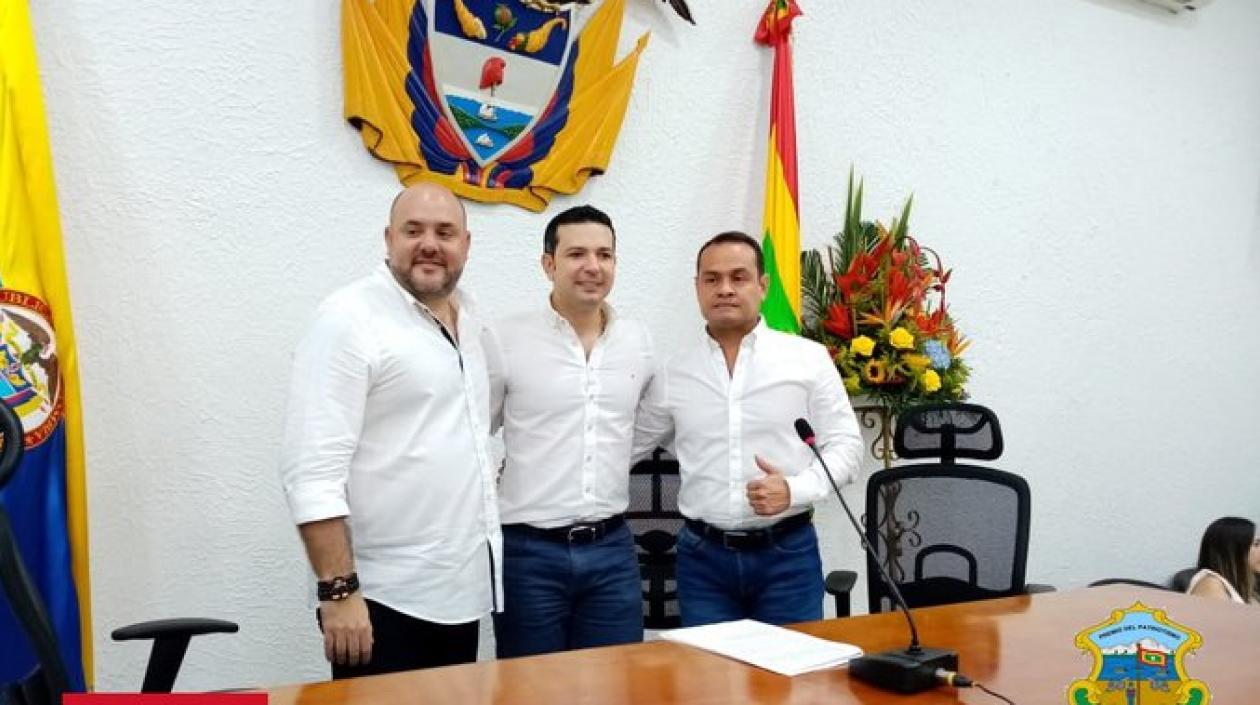 Mauricio Villafañez Jabba, Juan Camilo Fuentes y Ernesto Crissien.
