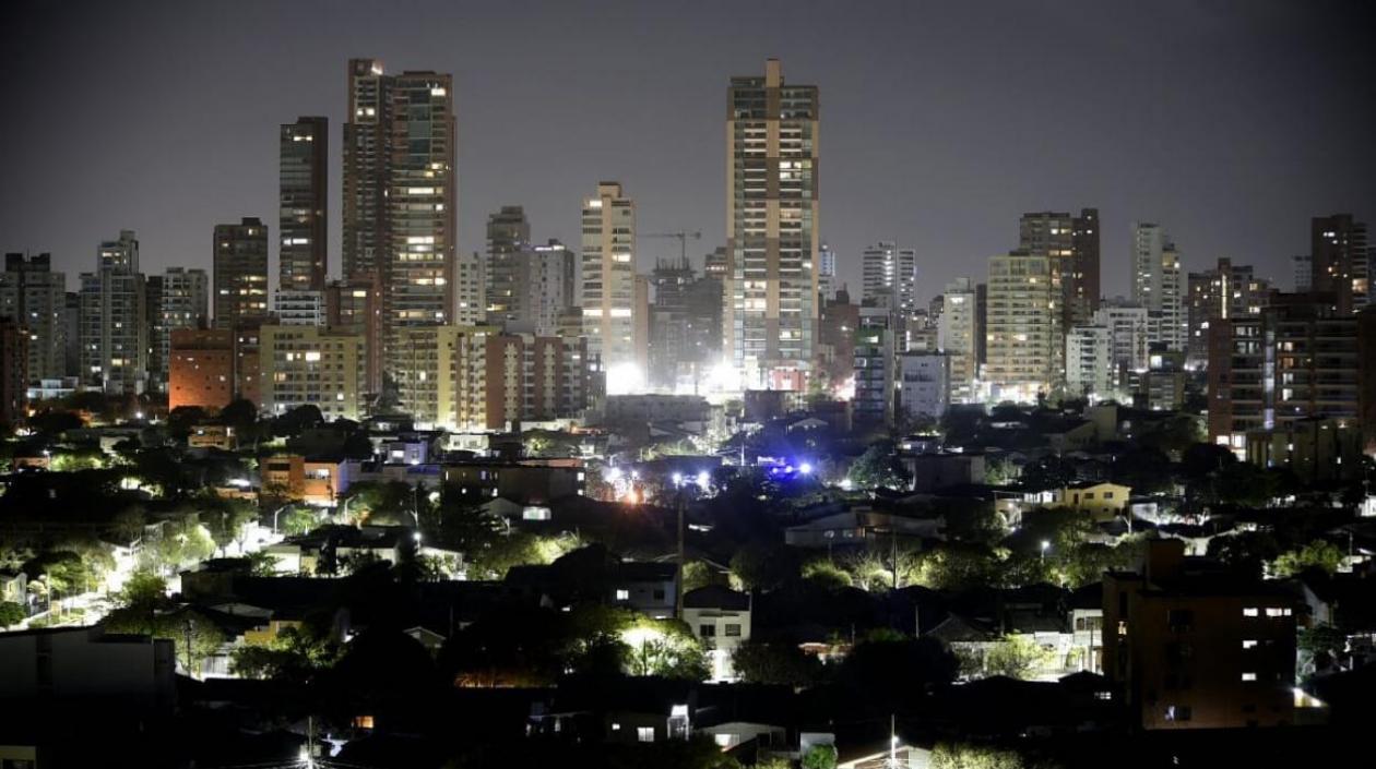 Panorámica de la ciudad de Barranquilla. 