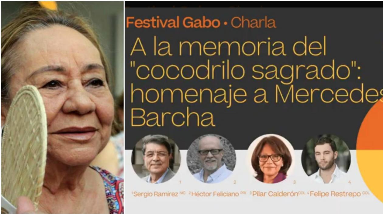 Festival Gabo rindió homenaje a Mercedes Barcha.Festival Gabo rindió homenaje a Mercedes Barcha.