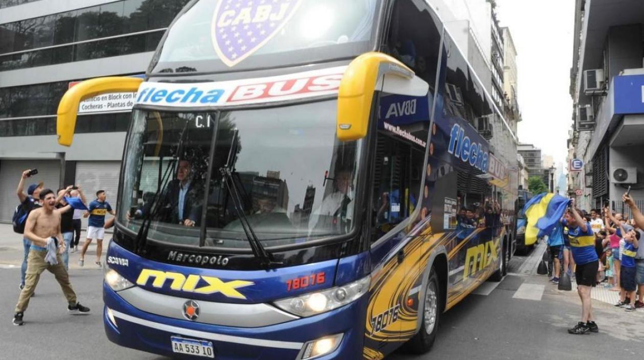 Bus de Boca Juniors.