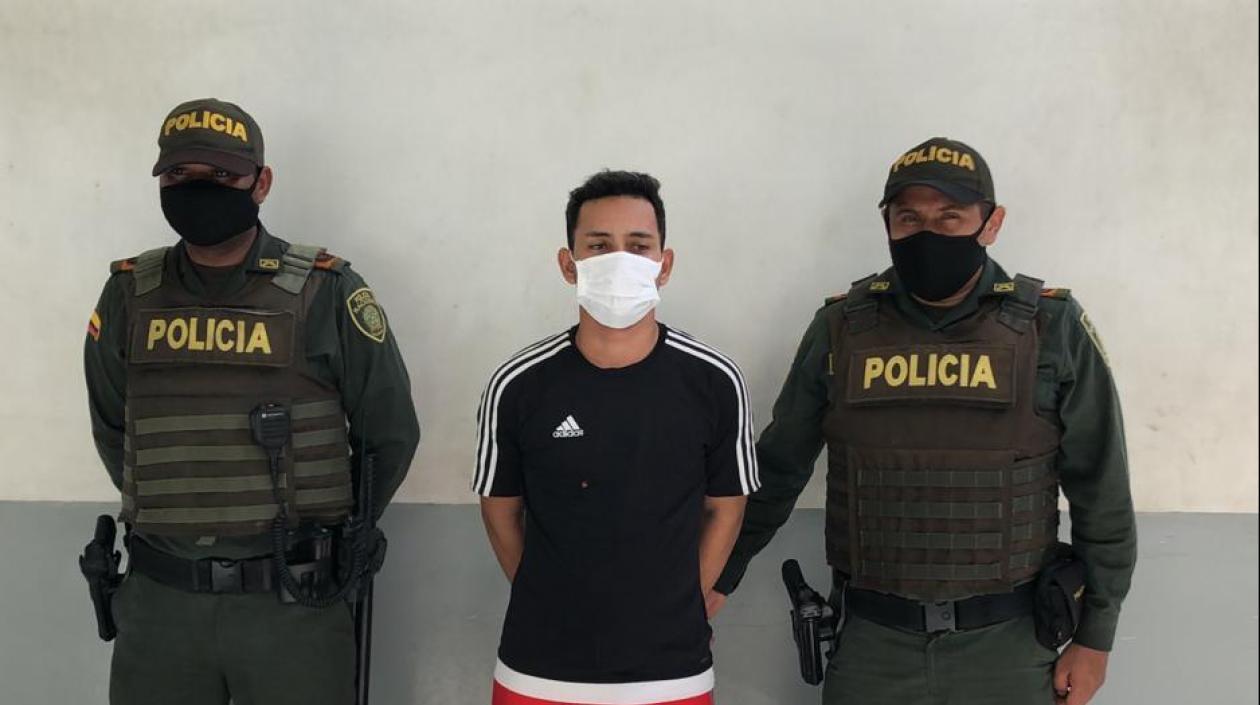 Daniel Enrique Arenas Torres fue capturado y conducido a la URI.