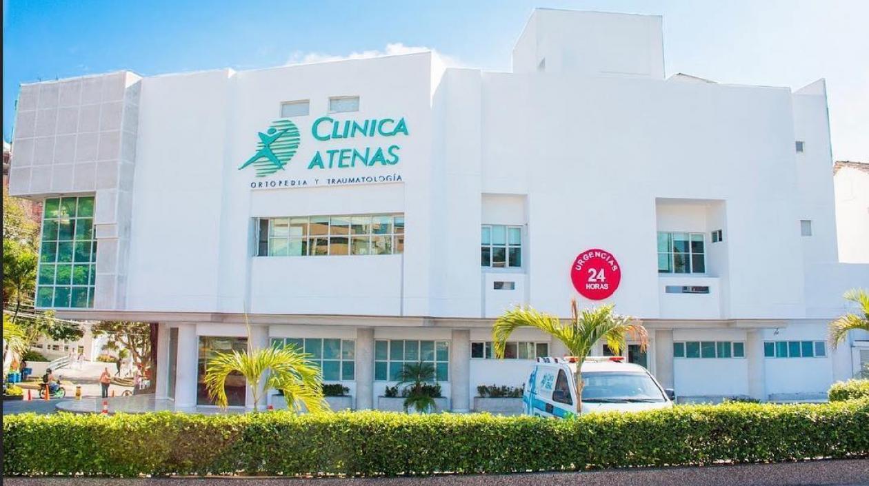 Sede de la Clínica Atenas en el norte de Barranquilla.