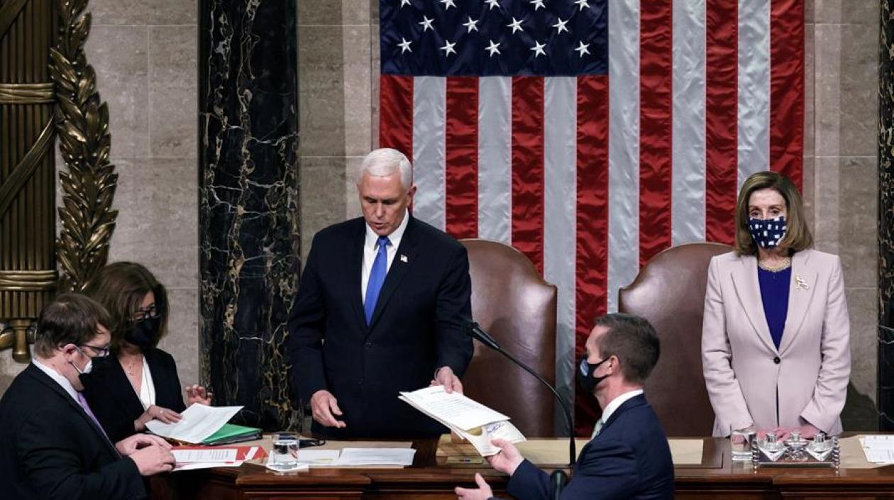 Mike Pence en el Capitolio.