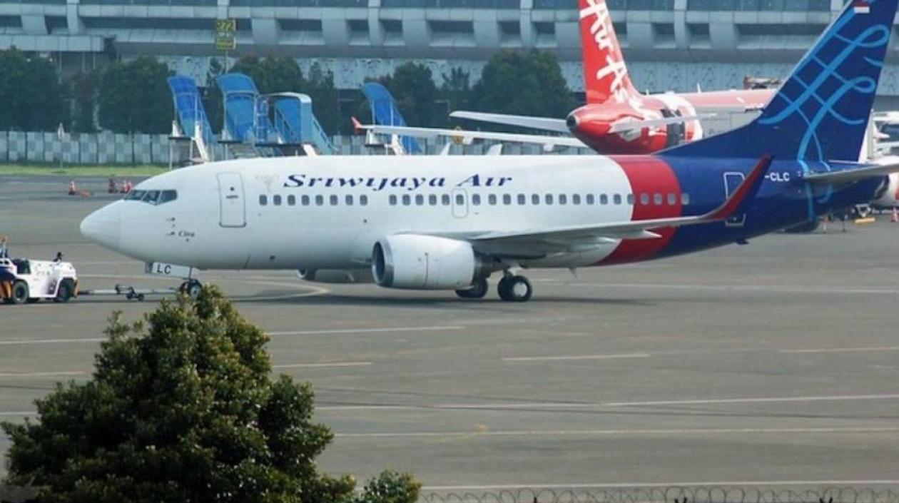 Un avion de Sriwajaya se estrelló en el mar de Java.