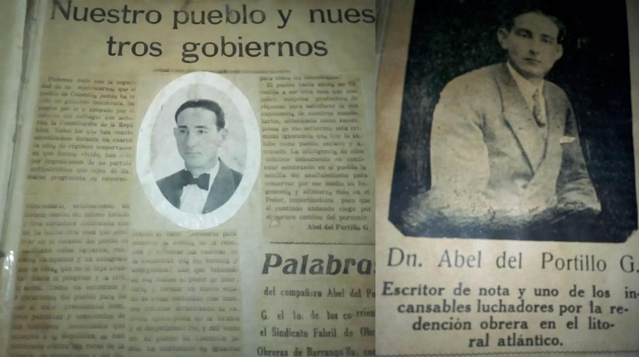 El dirigente obrero y político liberal de izquierda del siglo XX Abel del Portillo
