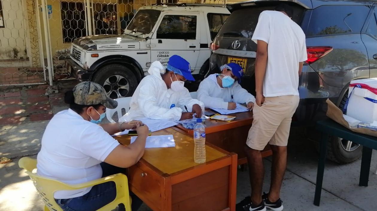 Avanza la toma de muestras a los atlanticenses en los municipios.