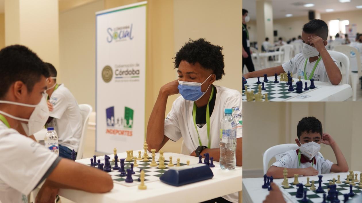 Participantes en Montería de la  la fase de eliminatorias del III torneo de ajedrez del Caribe colombiano.