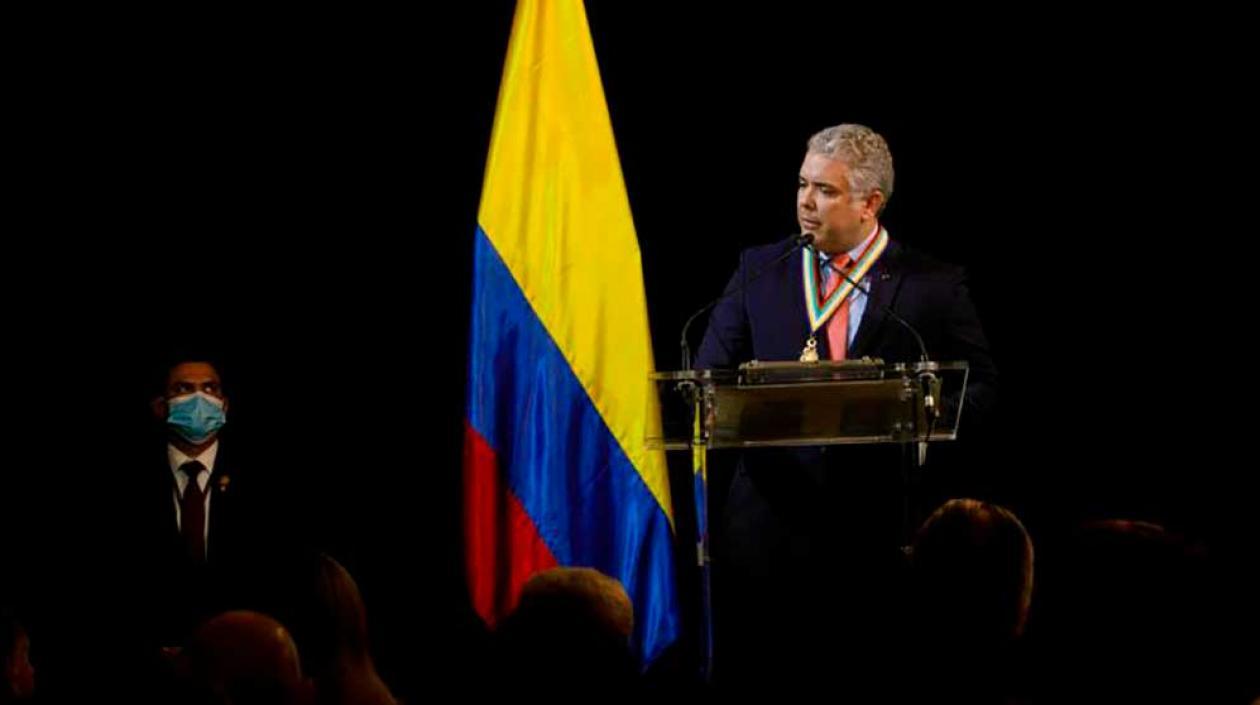 Presidente de Colombia, Iván Duque, recibió la Medalla de Oro de Americas Society / Council of the Americas.