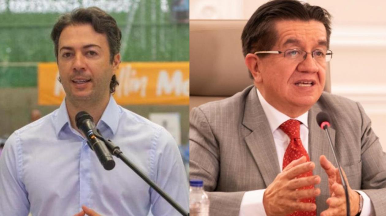 El alcalde de Medellín y Ministro de Salud
