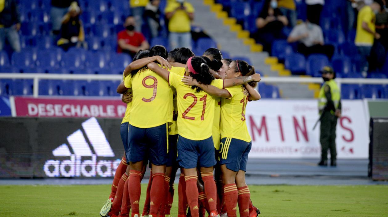 Jugadoras de la Selección Colombia. 