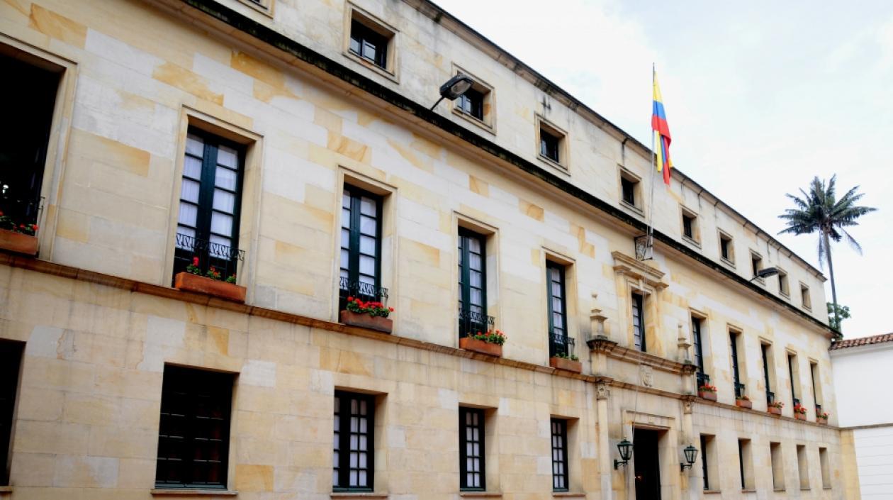 Sede de la Cancillería colombiana en Bogotá. 