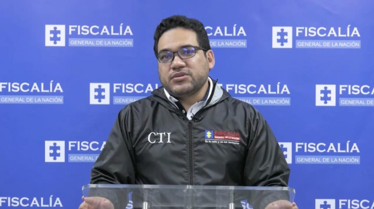 Eduar Alirio Calderón, Director de la Dirección Especializada con la Corrupción. 