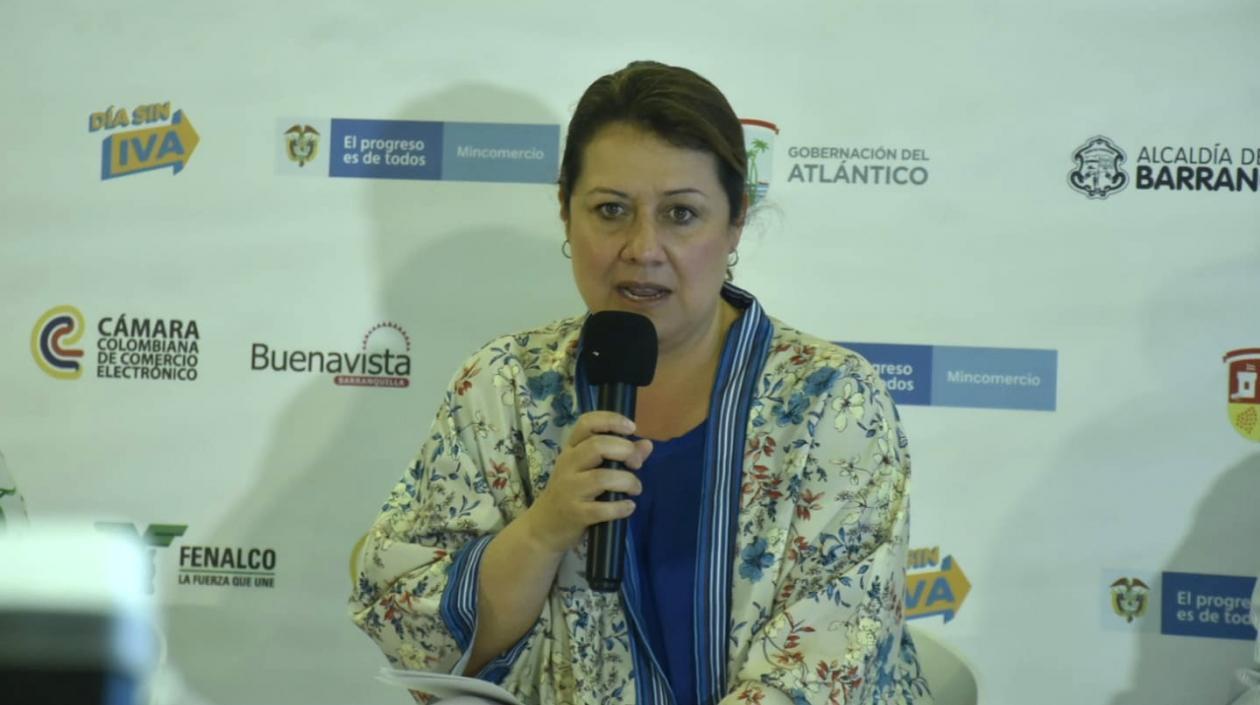 María Ximena Lombana, Ministra de Comercio.