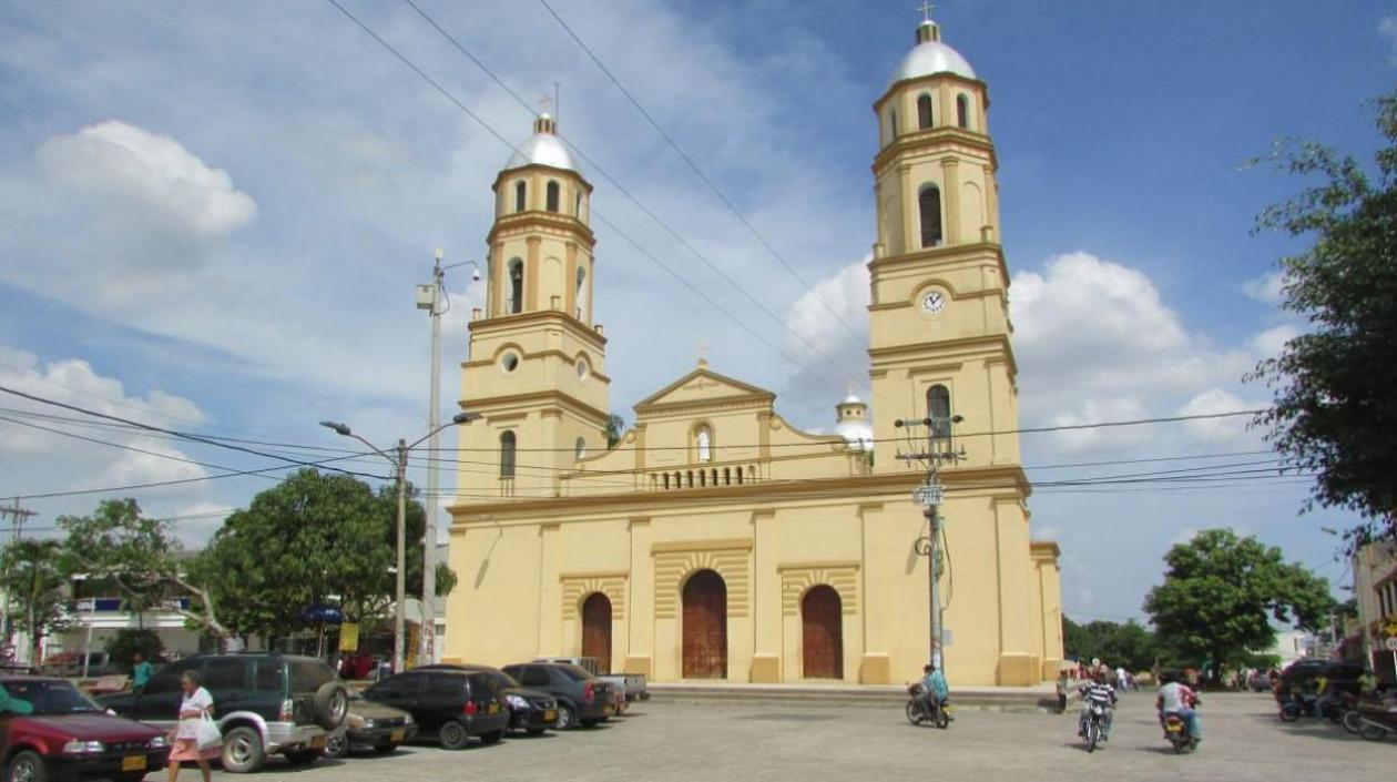 Imagen de la iglesia de Sabanalarga.