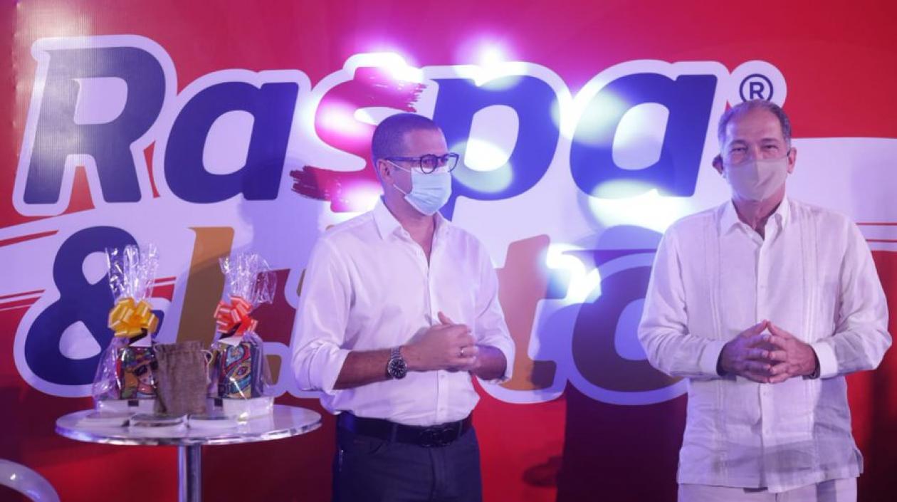 En el Pabellón de Cristal del Malecón del Rio, en Barranquilla, Coljuegos lanzó la nueva modalidad de juego "Raspa y Listo". Incentivo que beneficiará al sector de la salud.