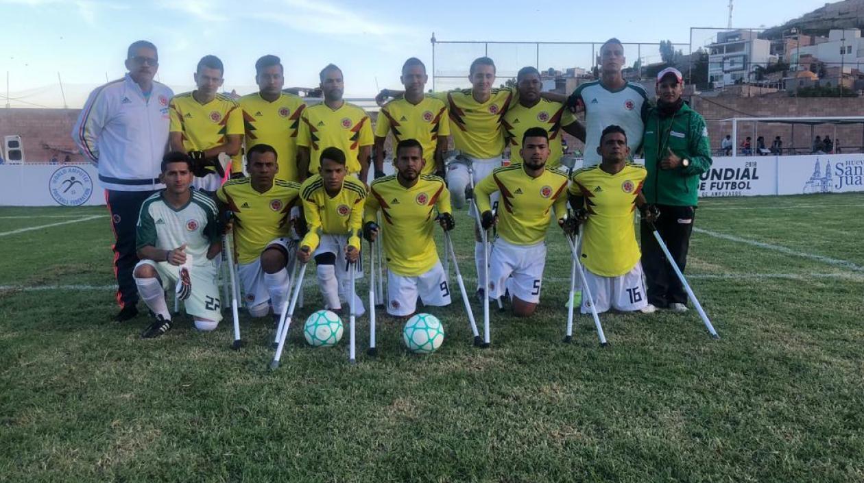 Selección Colombia de fútbol para amputados. 