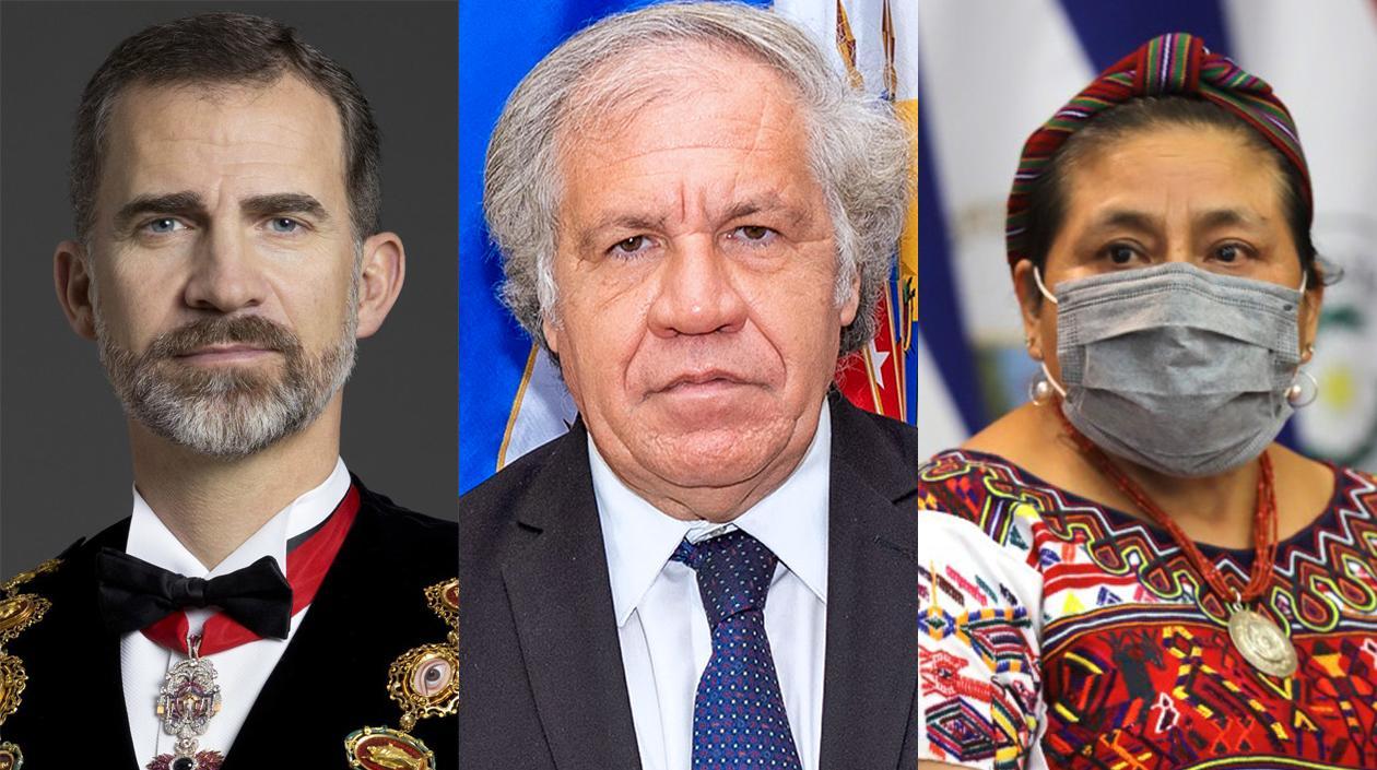 Felipe VI, Luis Almagro y Rigoberta Menchú, invitados que llegan a Barranquilla