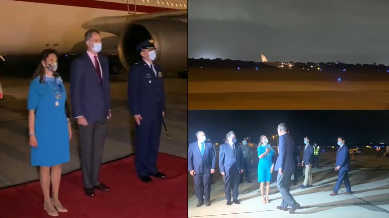 Rey Felipe VI de España llegó este miércoles a Barranquilla.