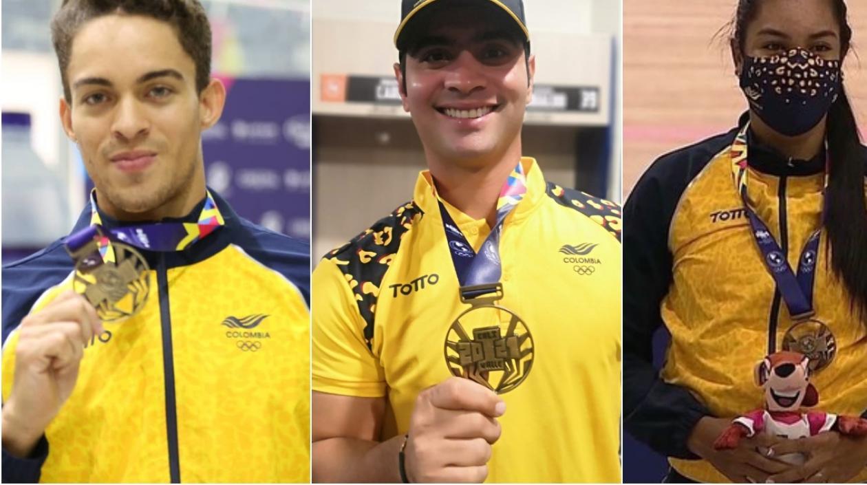 Cristian Ortega, José Mosquera Crissón y Marianis Salazar fueron medallistas de oro. 