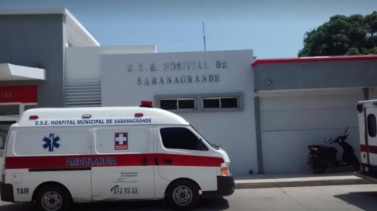 La mujer fue llevada al Hospital de Sabanagrande. 