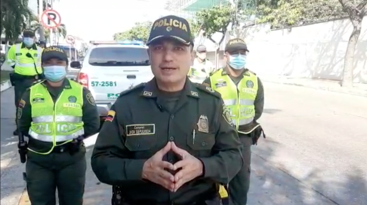 Jhon Sepúlveda, comandante Operativo y Seguridad Ciudadana.