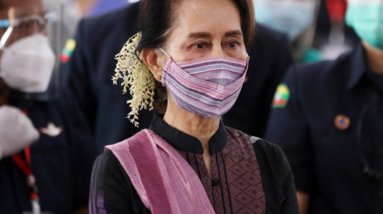 Aung San Suu Kyi, líder del gobierno de Birmania.