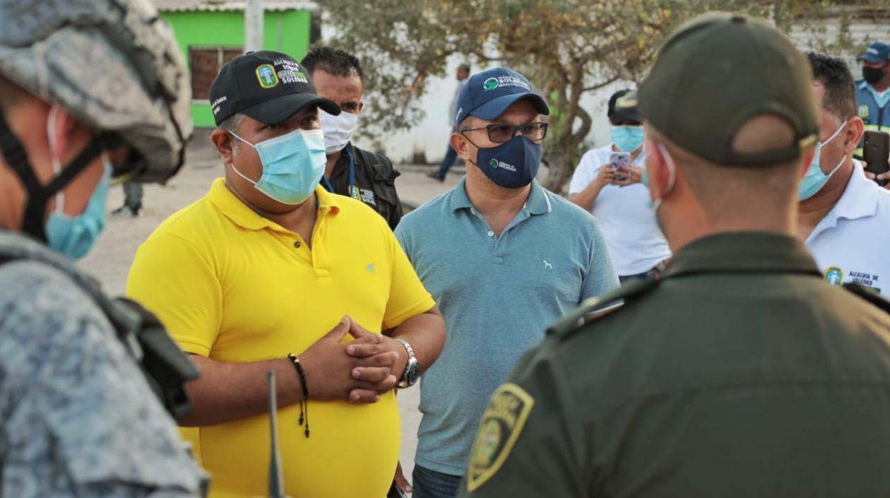 Las autoridades del municipio realizaron controles en toda Soledad. 