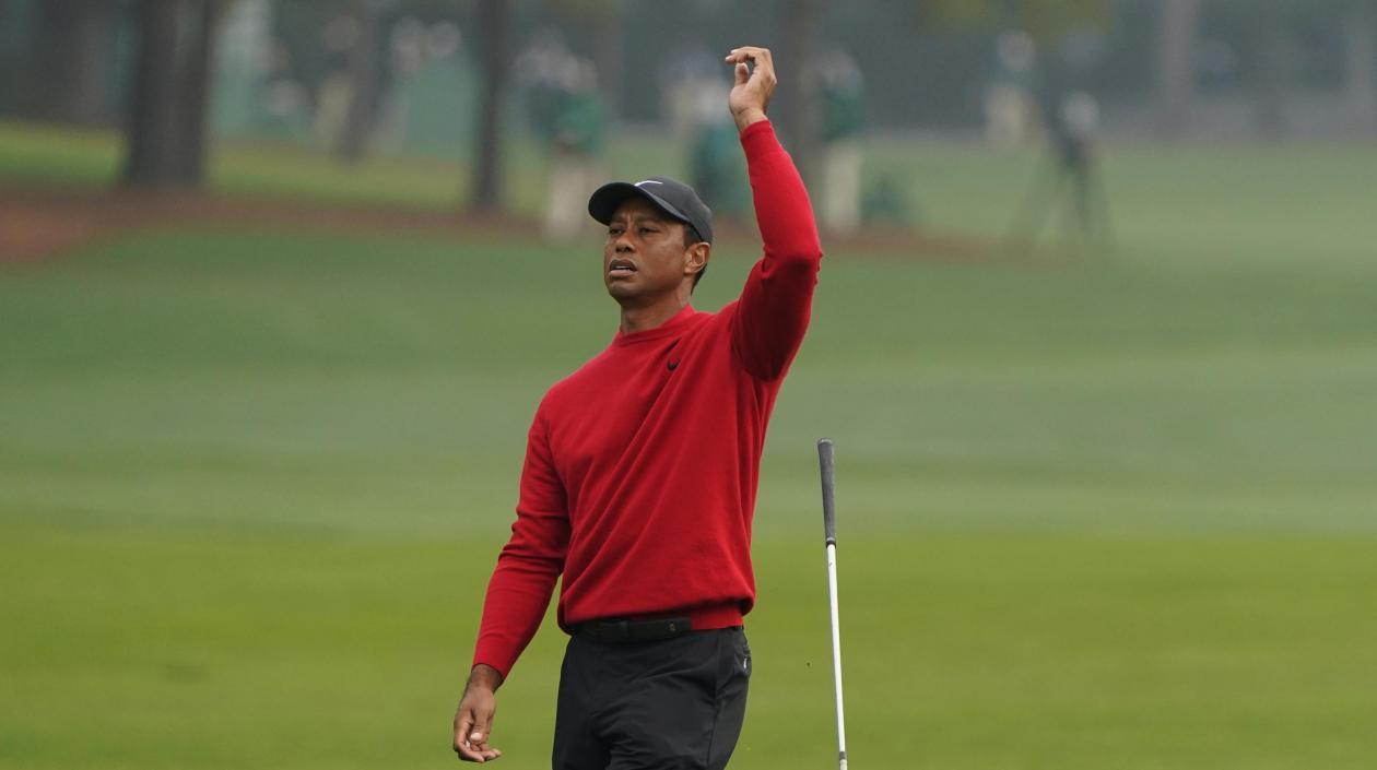 Tiger Woods, golfista norteamericano. 