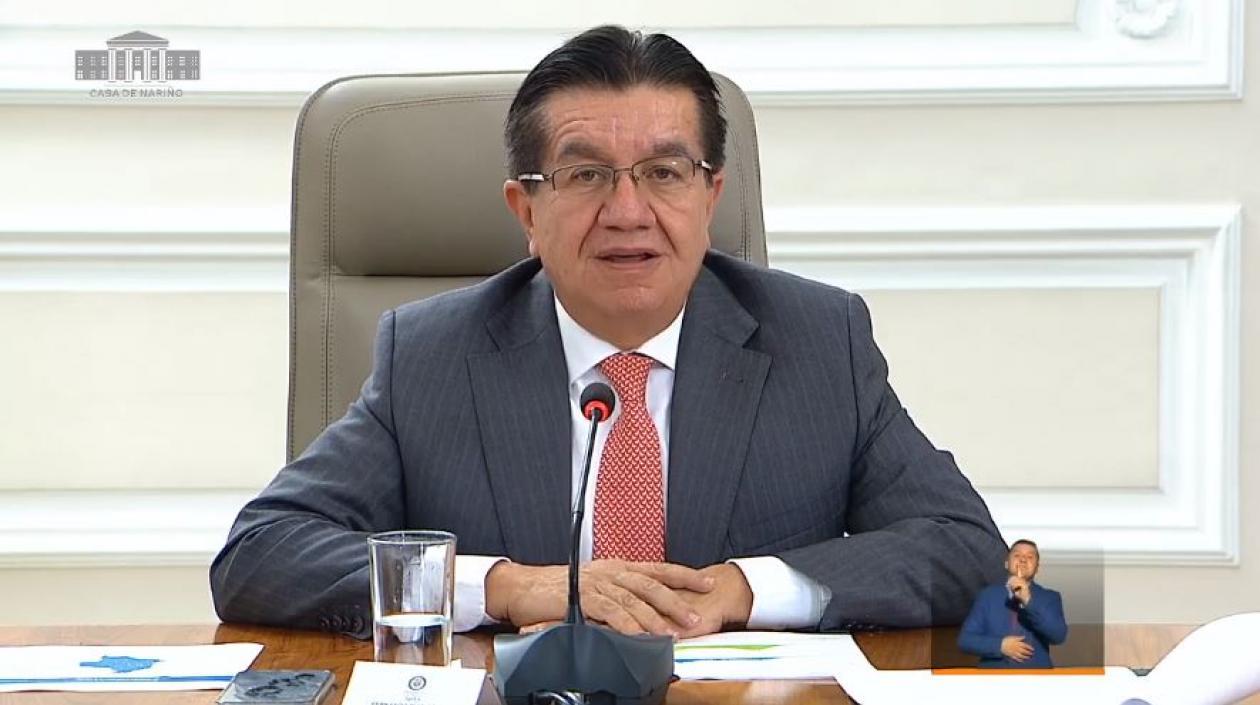 Ministro de Salud, Fernando Ruíz.