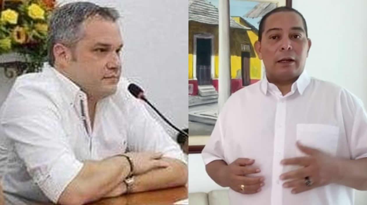 Los concejales Julio Álvarez y Juan Carlos Ospino