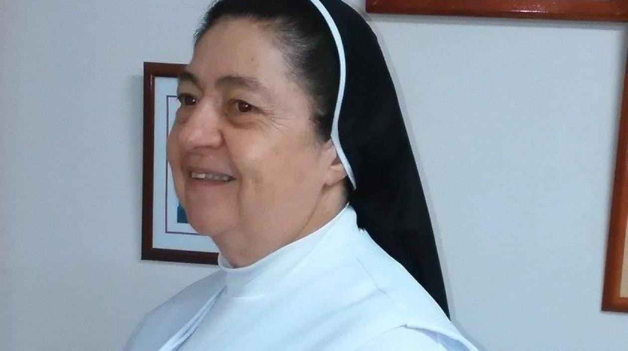 Hermana Luz Zapata Zapta, rectora del IED Madre Marcelina, fallecida.