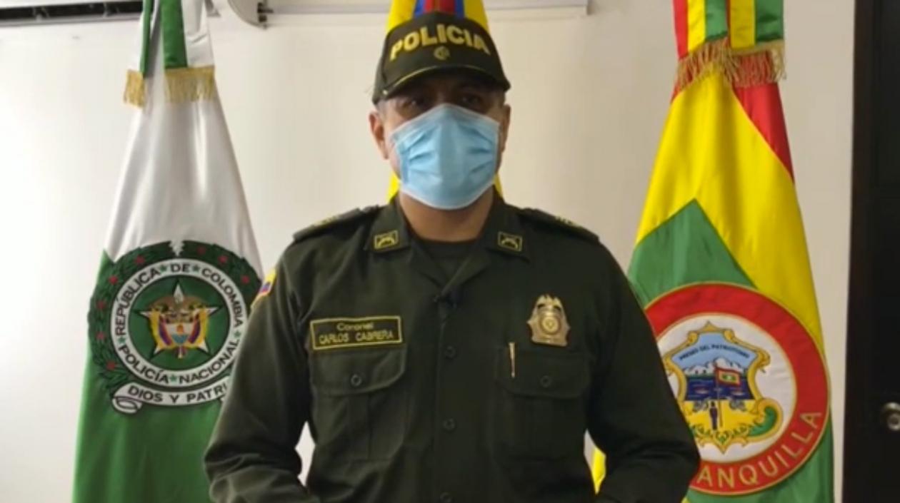 Coronel Carlos Julio Cabrera, Subcomandante Policía Metropolitana.