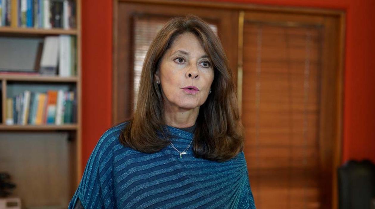 Marta Lucía Ramírez, vicepresidenta y canciller.