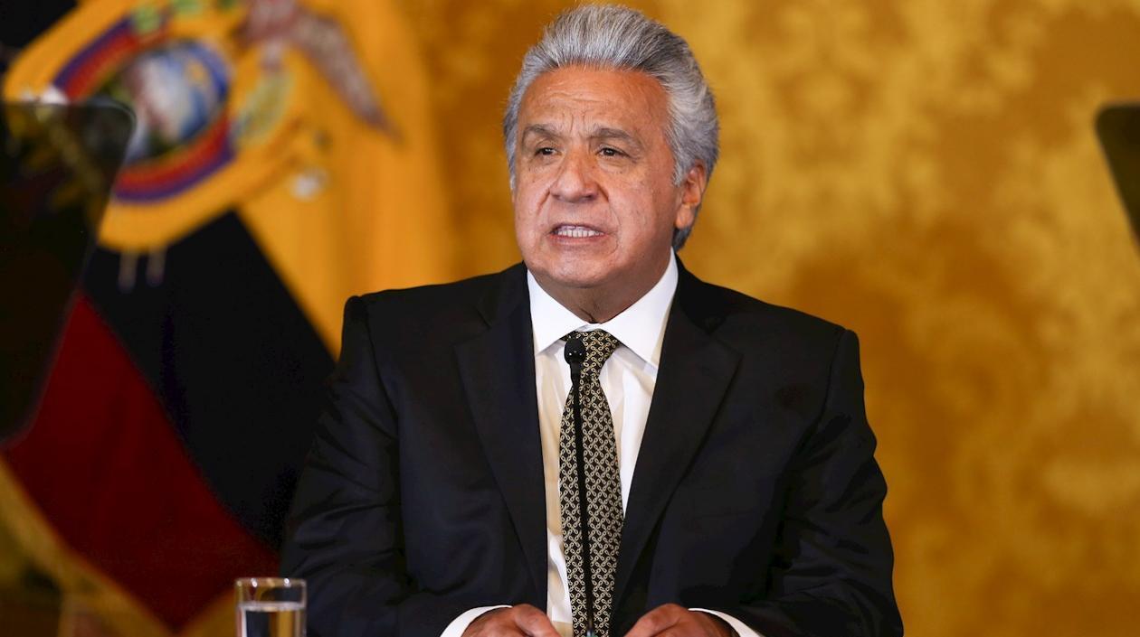 El presidente saliente de Ecuador, Lenín Moreno.
