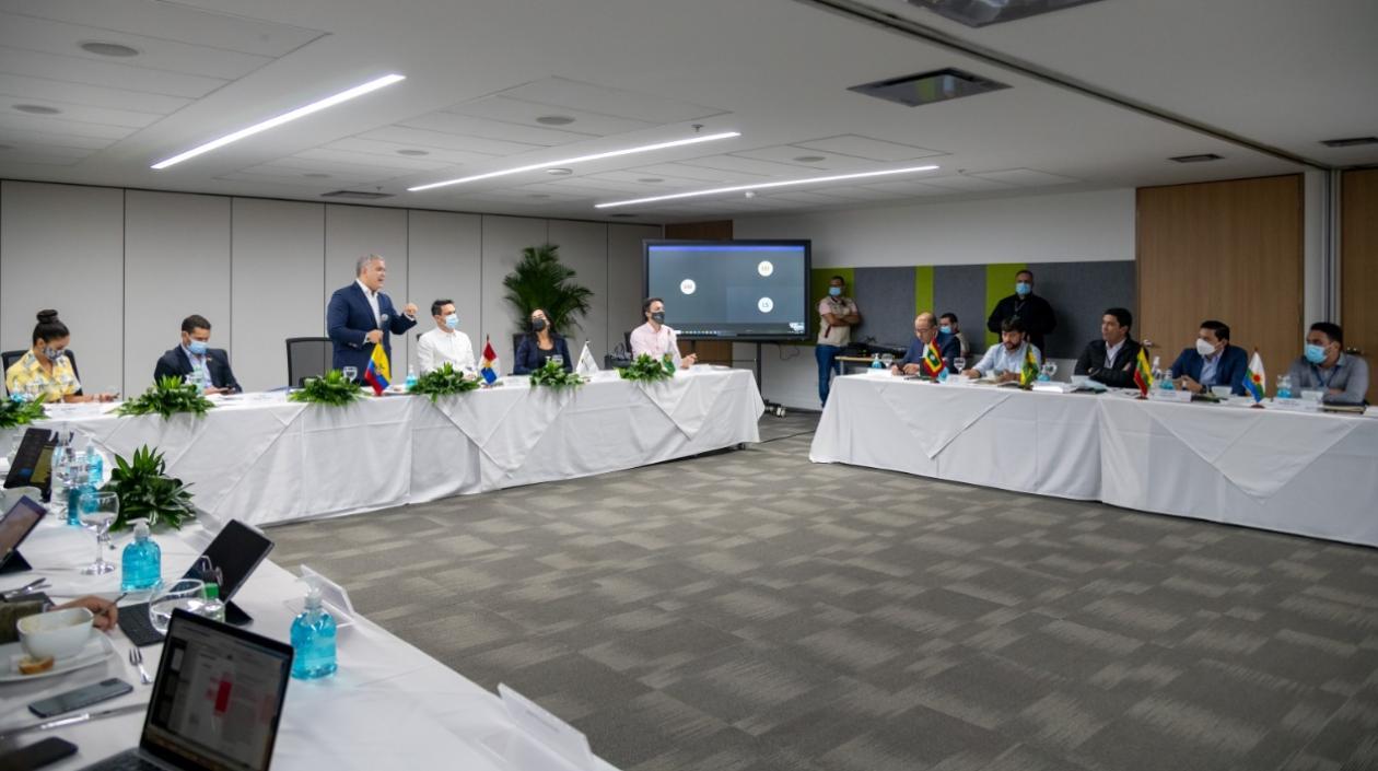 Encuentro del Presidente Duque con los alcaldes de la Asociación Colombiana de Ciudades Capitales.