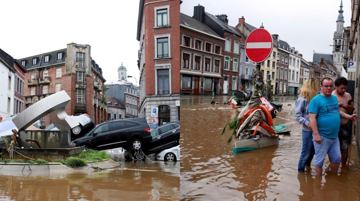 Imágenes de las calles de Bélgica.