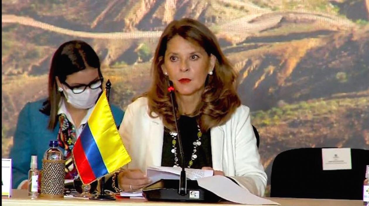 Marta Lucía Ramírez, Vicepresidenta y Canciller colombiana.