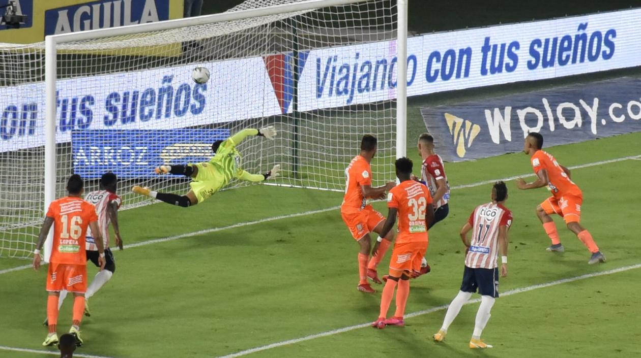 El gol anotado por Juan David Rodríguez.